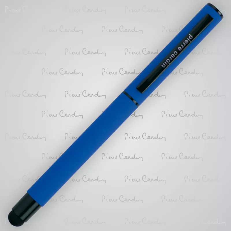 Pióro kulkowe touch pen, soft touch CELEBRATION Pierre Cardin - niebieski (B0300606IP304)