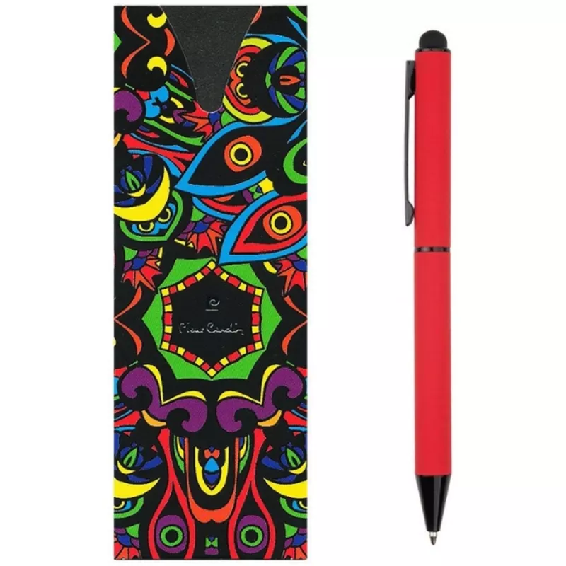 Długopis metalowy touch pen soft touch CELEBRATION Pierre Cardin - czerwony (B0101703IP305)