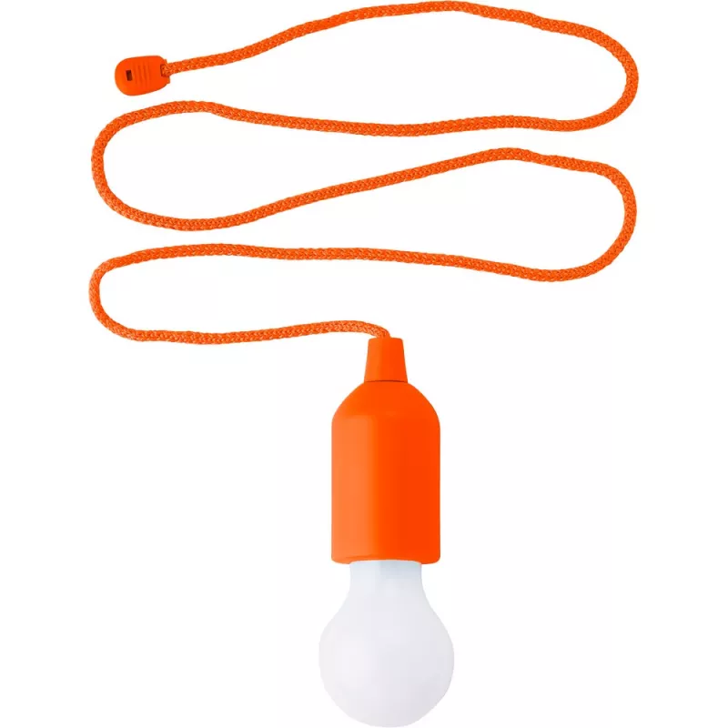 Wisząca lampka 1W LED "żarówka" - pomarańczowy (V8728-07)