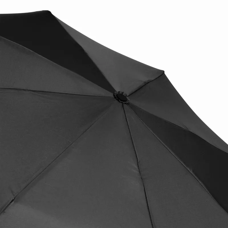 Automatyczny, wiatroodporny, kieszonkowy parasol - czarny (56-0101183)