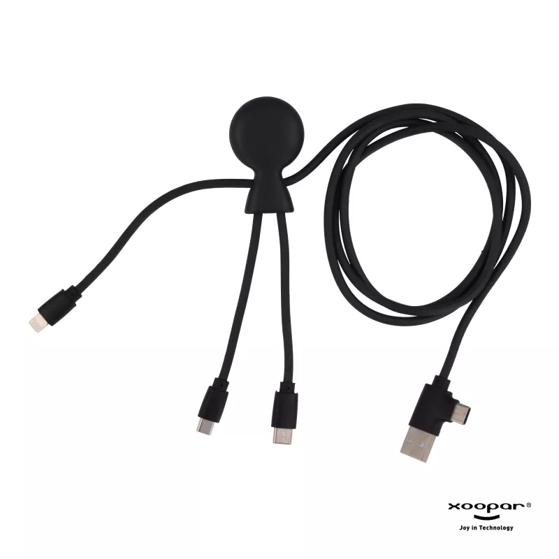 2088 | Xoopar Mr. Bio Long Eco Charging Cable - czarny (LT41006-N0002)