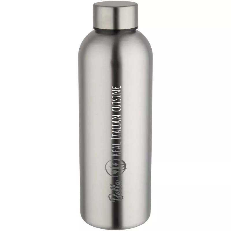 Spring jednościenna butelka na wodę o pojemności 750 ml wykonana ze stali nierdzewnej z recyklingu z certyfikatem RCS - Stal nierdzewna (10092082)