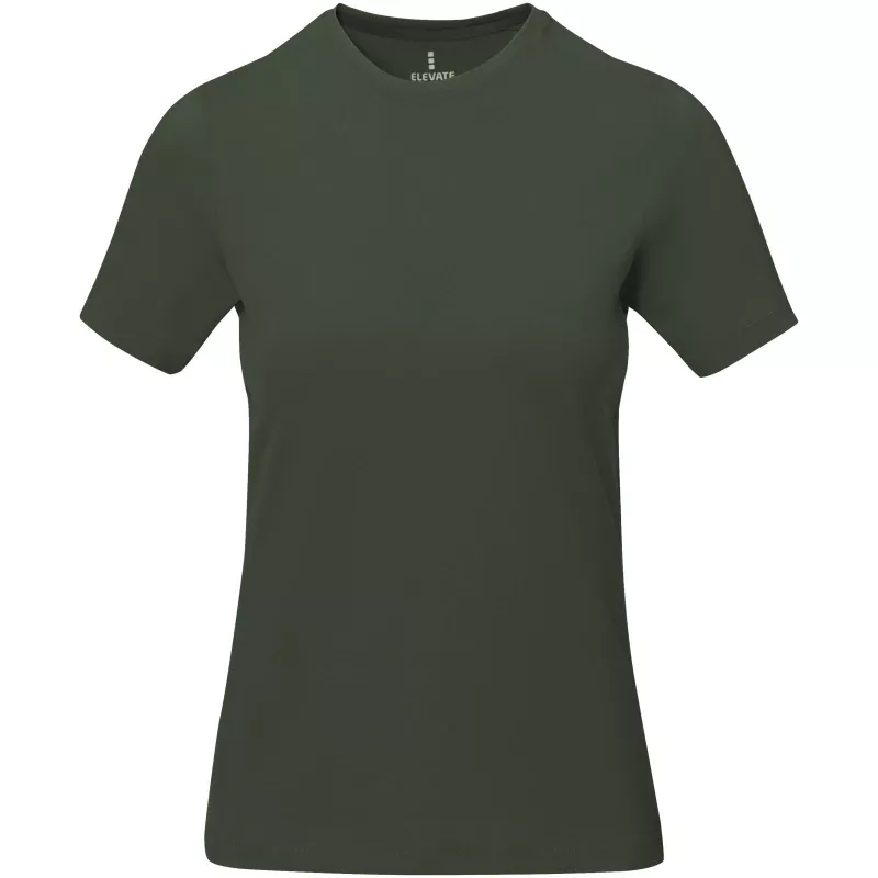 Damski t-shirt Nanaimo z krótkim rękawem - Zieleń wojskowa (38012-ARMY GRE)