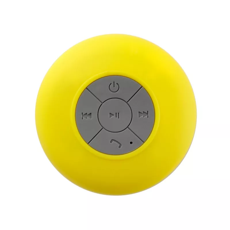 Głośnik bezprzewodowy 3W, stojak na telefon - żółty (V3518-08)