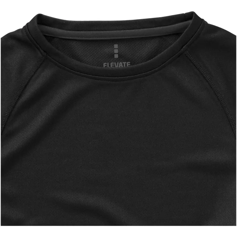 Damski T-shirt Niagara z krótkim rękawem z dzianiny Cool Fit odprowadzającej wilgoć - Czarny (39011-BLACK)