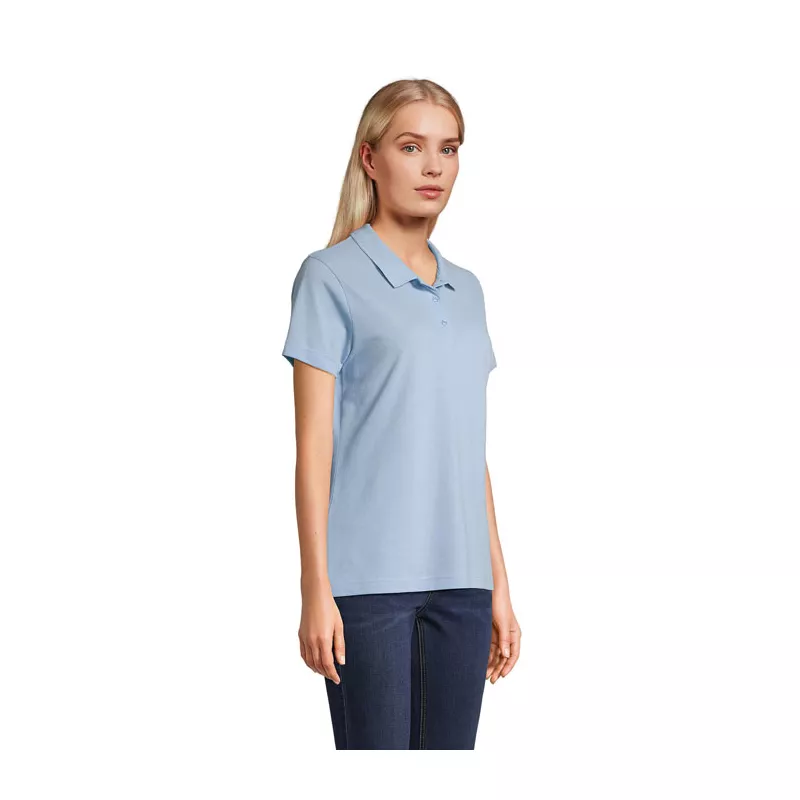 Koszulka polo damska Sol's PULSE WOMEN - Sky Blue Pique (S04501-SP)