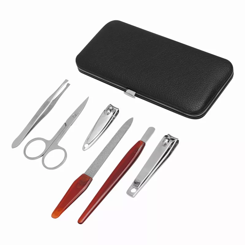 Elegancki zestaw do manicure - czarny (56-0499094)
