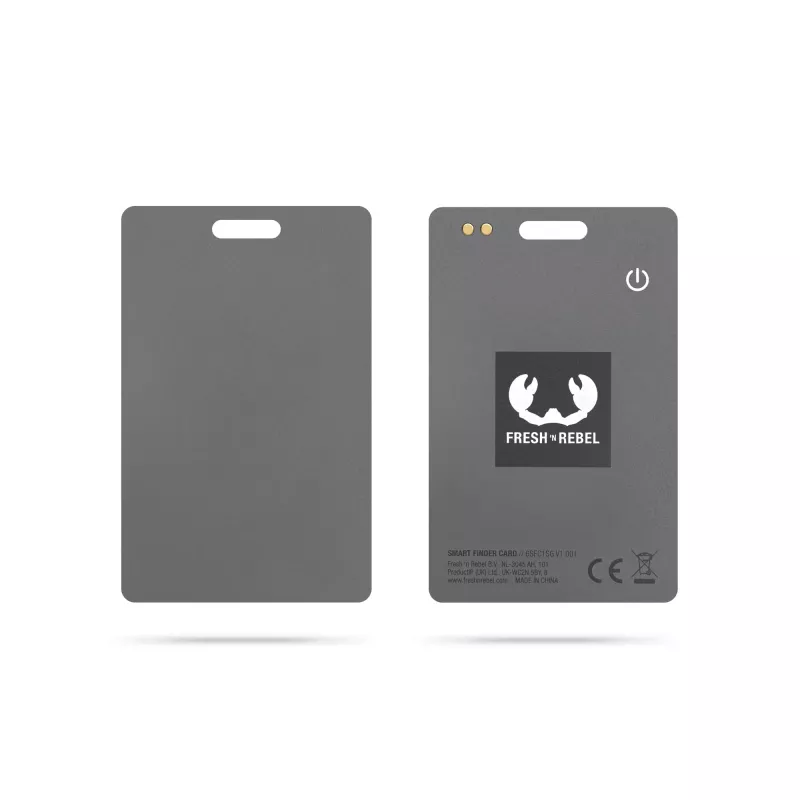 Fresh 'n Rebel Card Finder z zawieszką bagażową do Apple i Google - ciemnoszary (LT49203-N0060)