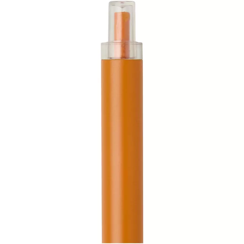 Długopis Spectrum wykonany z recyklingowanego aluminium (niebieski tusz) - Pomarańczowy (10740431)