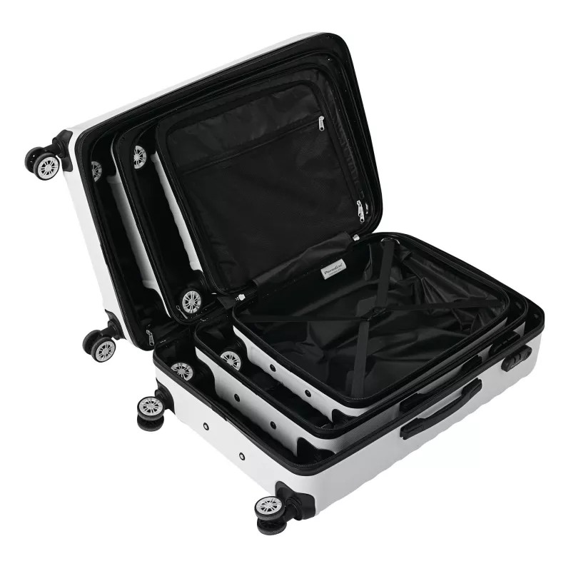 Zestaw walizek - biały (56-2220004)