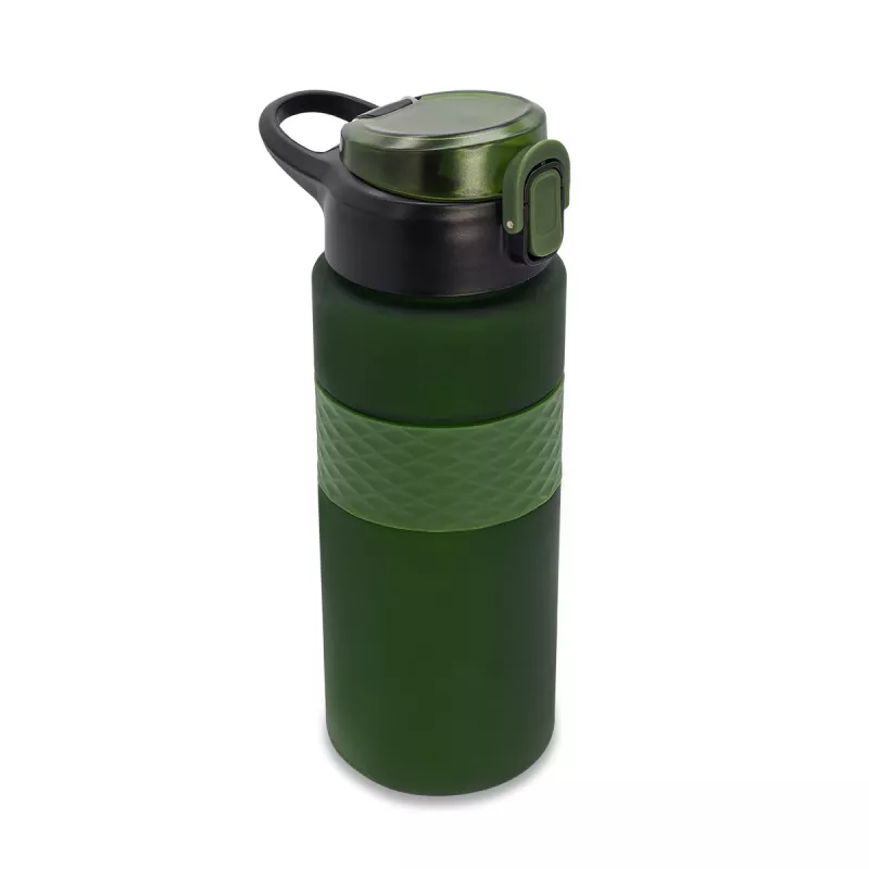 Bidon ze słomką Noviq 700 ml - ciemny zielony (R08078.51)