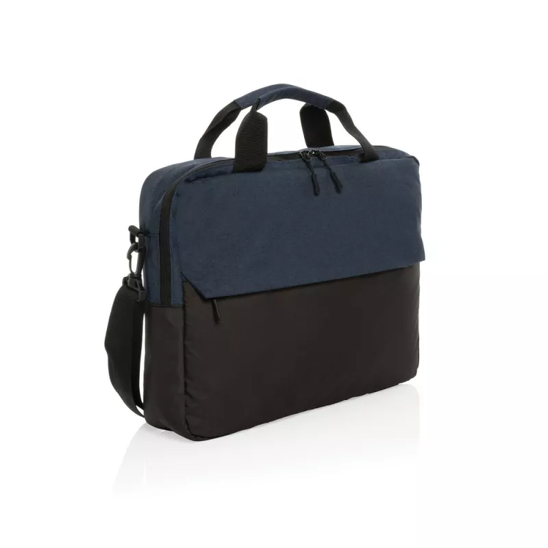 Torba na laptopa 15,6" AWARE™ Kazu, poliester z recyklingu - niebieski (P732.175)