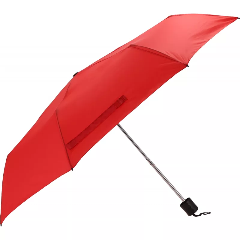 Parasol manualny rPET Ø98 cm NORTHAMPTON - czerwony (433605)