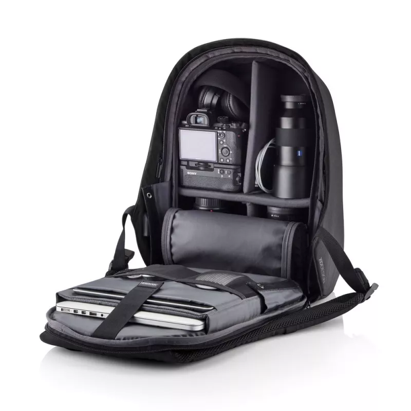 Bobby Hero XL plecak chroniący przed kieszonkowcami - czarny, czarny (P705.711)