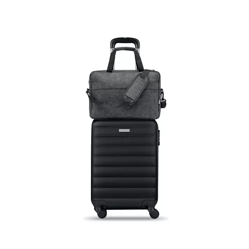 Torba na laptop 15" z filcu RPET PLANA - Kamienny Szary (MO2165-15)