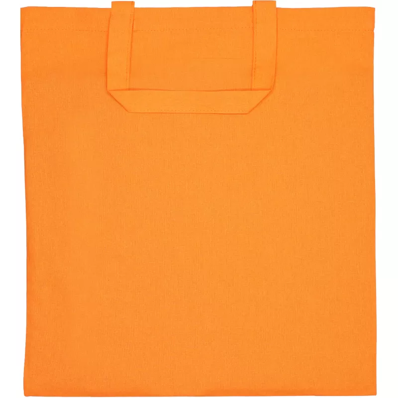 Torba bawełniana z krótkim uchem 140 g/m2 MARSHALL - pomarańczowy (6068010)