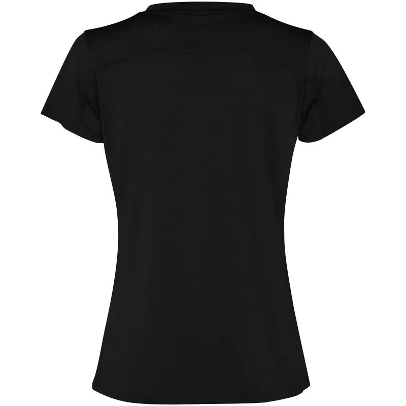 Slam short sleeve women's sports t-shirt - Czarny (R0305-BLACK)