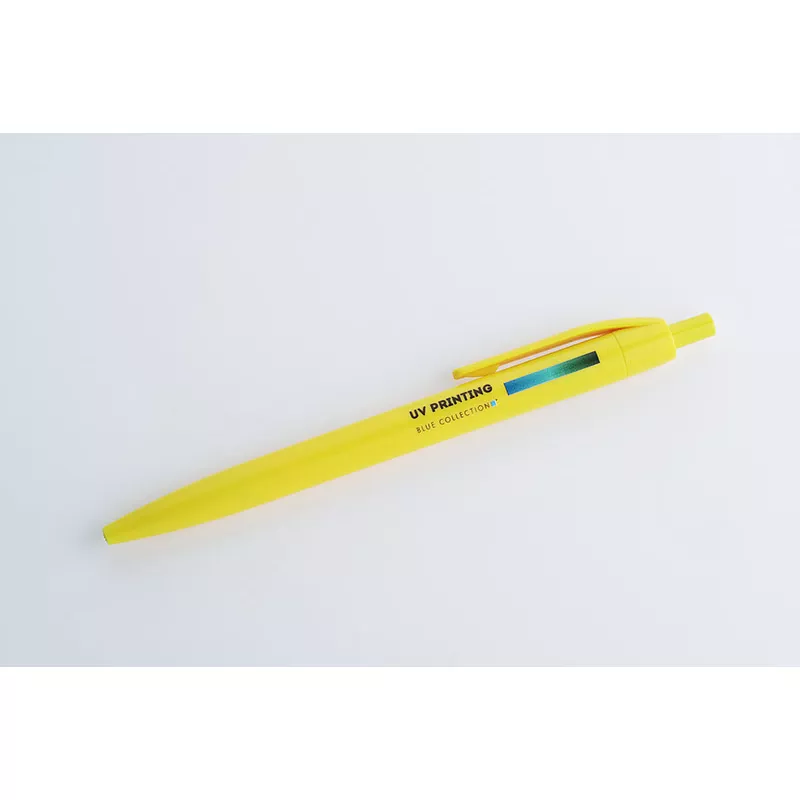 Długopis plastikowy BASIC - żółty (19232-12)