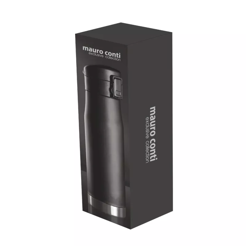 Kubek termiczny 600 ml Mauro Conti | Brian - czarny (V4829-03)