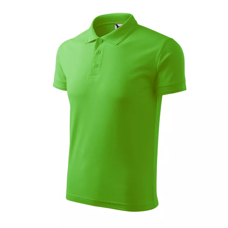 Męska koszulka polo 200 g/m² PIQUE  POLO 203 - Green apple (ADLER203-GREEN APPLE)