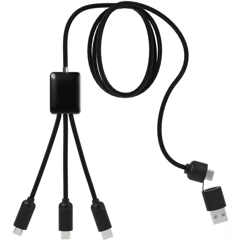 SCX.design C28 długi kabel do łądowania 5 w 1 - Biały-Czarny (2PX06490)