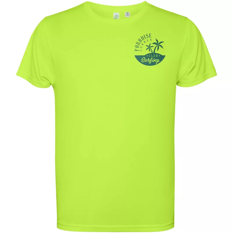 Estoril koszulka męska z krótkim rękawem - Fluor Green (R04305B3)