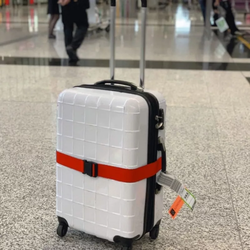 Pasek do bagażu MOORDEICH - czerwony (134405)