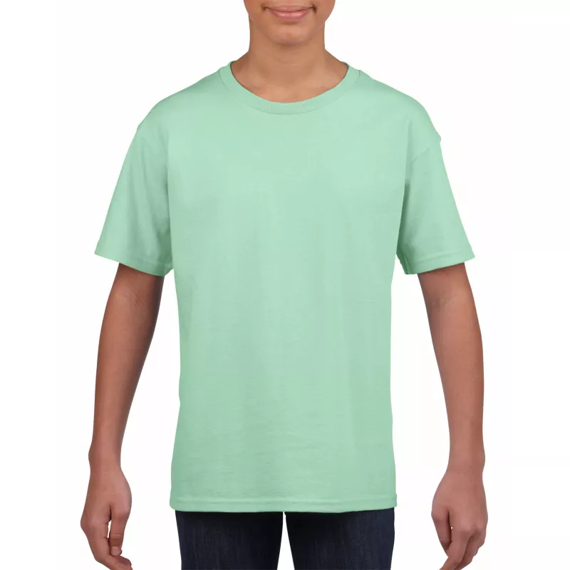 Koszulka bawełniana 150 g/m² Gildan SoftStyle™ - DZIECIĘCA - Mint Green  (64000B-MINT GREEN)