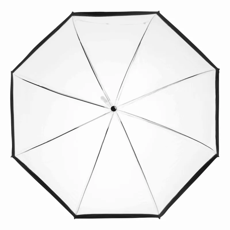 Parasol - czarny, transparentny (56-0103391)
