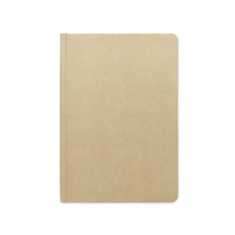 Notes A5 z trzciny cukrowej 80 kartek w linię SUGAR - Khaki (MO2695-39)
