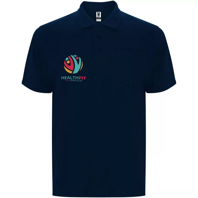 Centauro Premium koszulka polo unisex z krótkim rękawem - Navy Blue (R6607-NAVYBLUE)