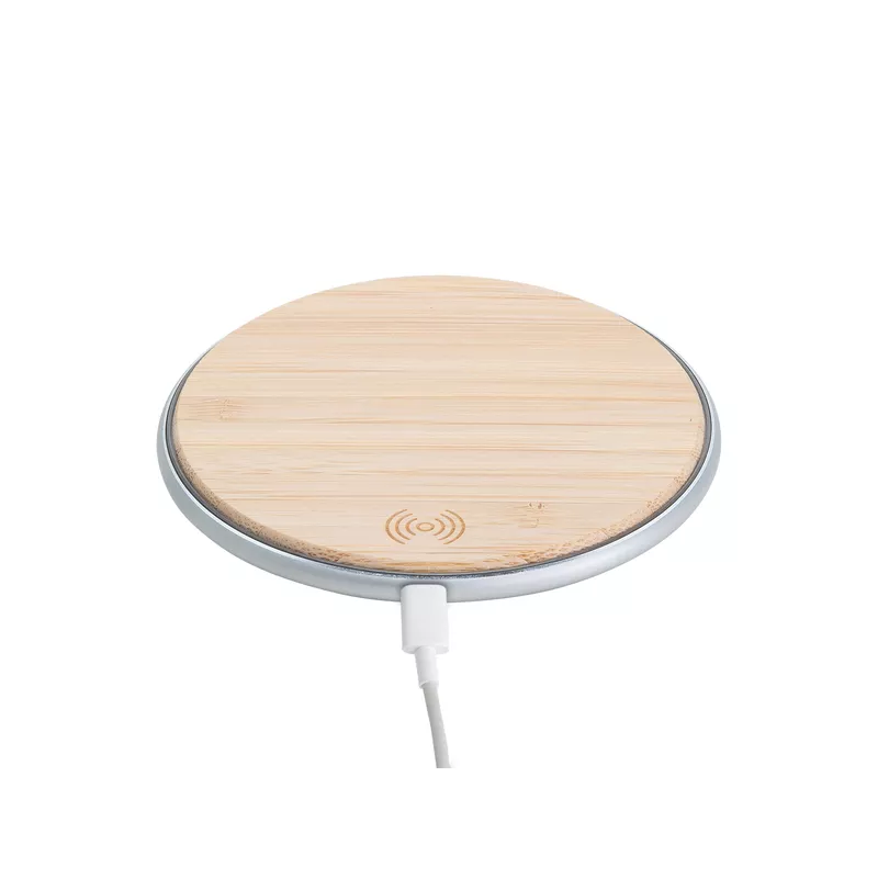 Ładowarka indukcyjna Top Bamboo - brązowy (R50165.10.O)