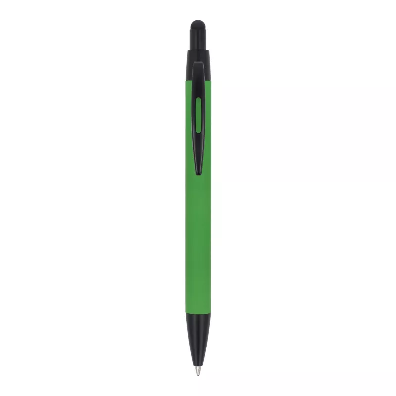 Długopis Alaska softtouch z rysikiem R-AL - jasnożółty (LT87892-N0042)