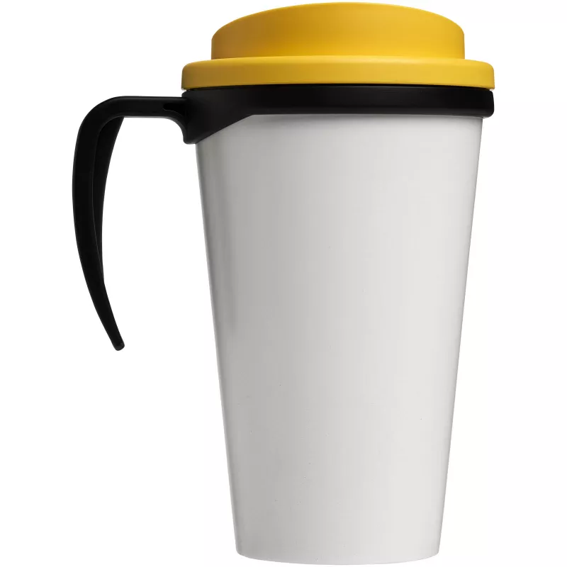 Kubek termiczny z serii Brite-Americano Grande o pojemności 350 ml - Czarny-Żółty (21000623)