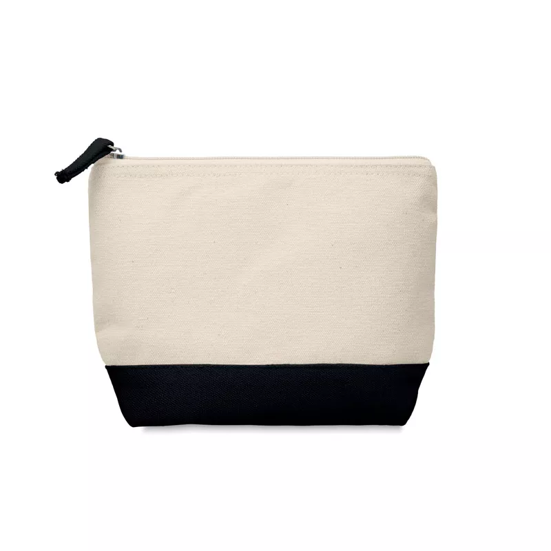 Kosmetyczka bawełniana 340 g/m² KLEUREN - Czarny (MO9815-03)
