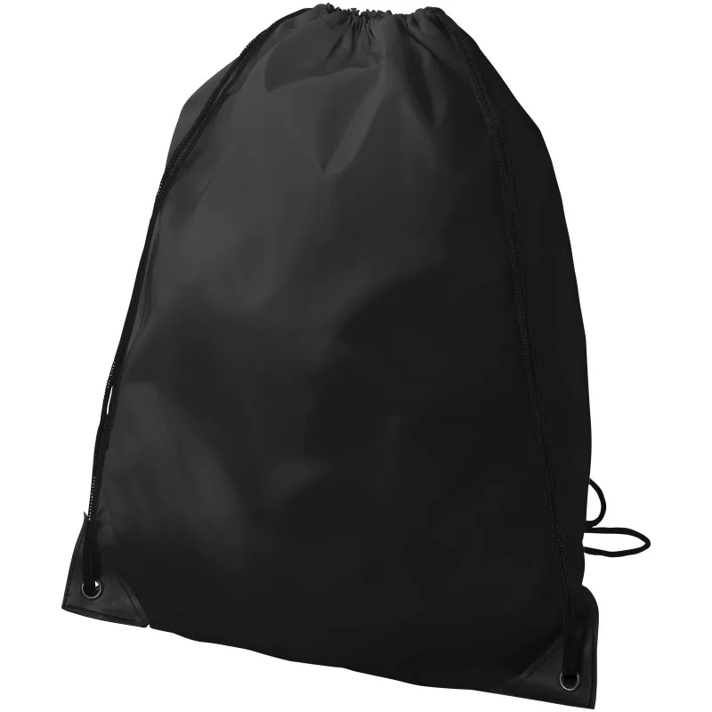 Plecak na sznurkach poliestrowy Oriole Premium, 33 x 44 cm - Czarny (19549067)
