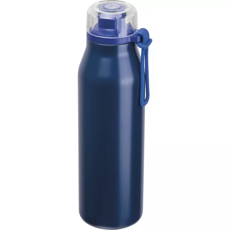 Butelka termiczna stalowa z recyklingu GRAND HAVEN MoLu 640 ml - granatowy (534944)