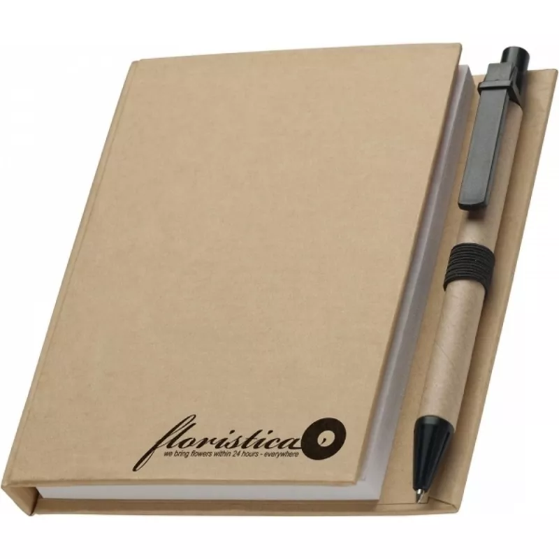 Karteczki do markowania z długopisem ST. LOUIS - brązowy (826901)