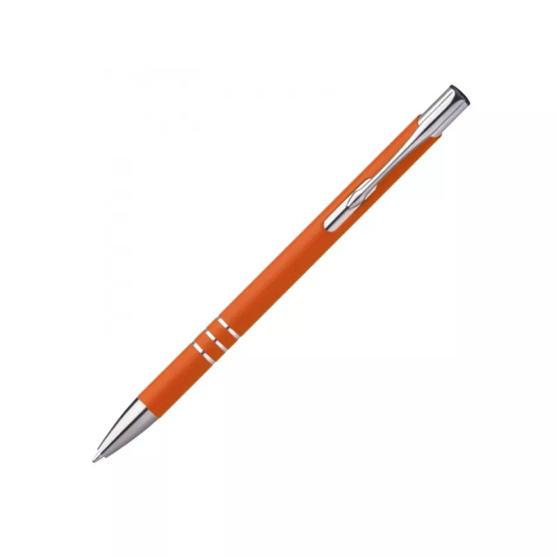 Długopis metalowy soft touch NEW JERSEY - pomarańczowy (055510)