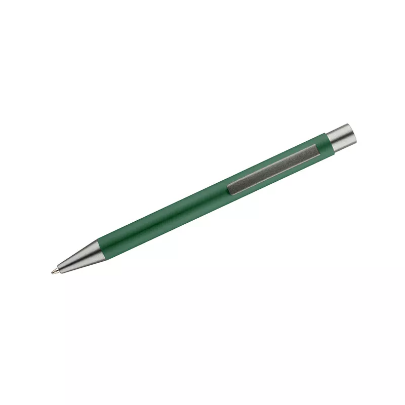 Długopis aluminiowy z gumowaną powierzchnią GOMA - zielony (19617-05)