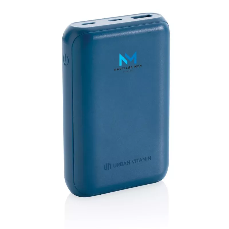Szybki power bank 10000 mAh Urban Vitamin - niebieski (P322.705)