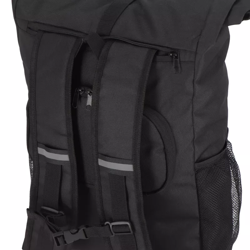Plecak rowerowy R-PET 600D Rolltop 20L - czarny (LT95351-N0002)