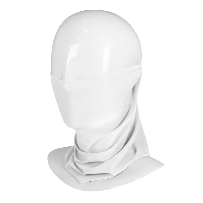Wielofunkcyjny komin R-PET 220g/m² z własnym nadrukiem full color - biały (LT91201-N0001)