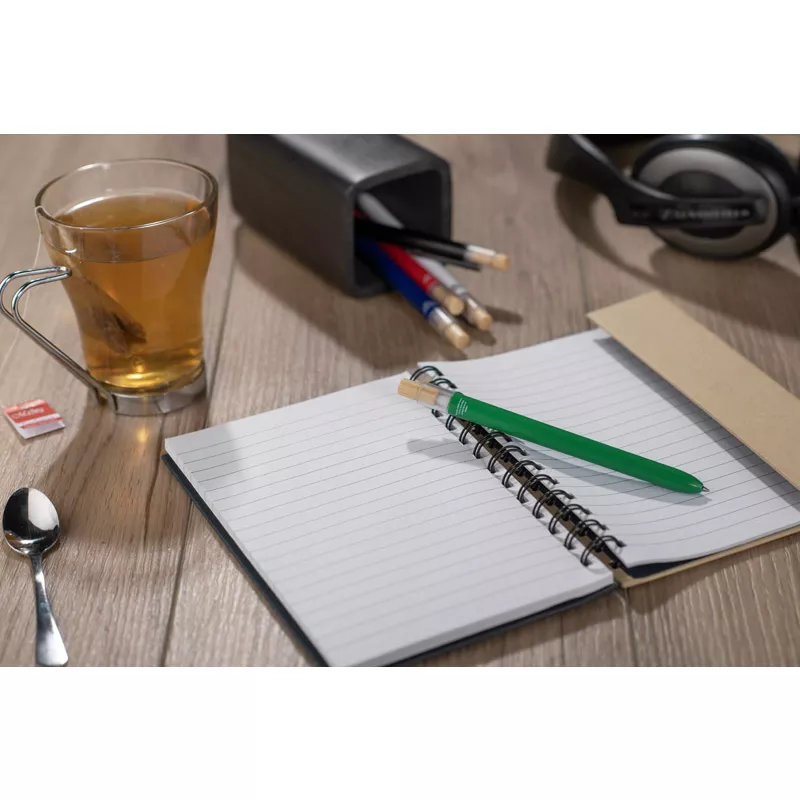 Długopis z odpadów ocean bound OCEANO - zielony (19740-05)