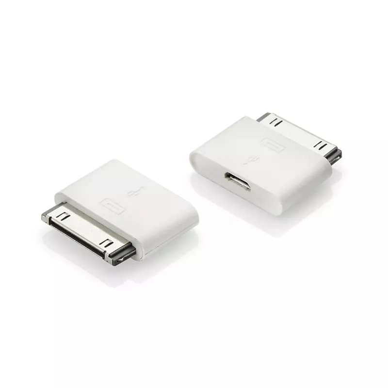 Adapter micro USB iP4 - biały (45007)