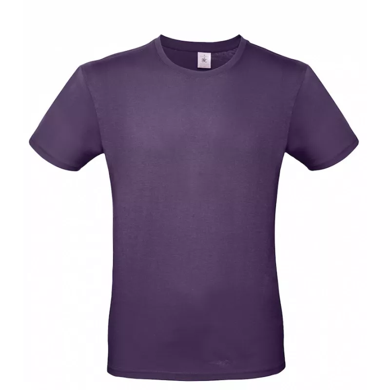 Koszulka reklamowa 145 g/m² B&C #E150 - Radiant Purple (351) (TU01T/E150-RADIANT PURPLE)