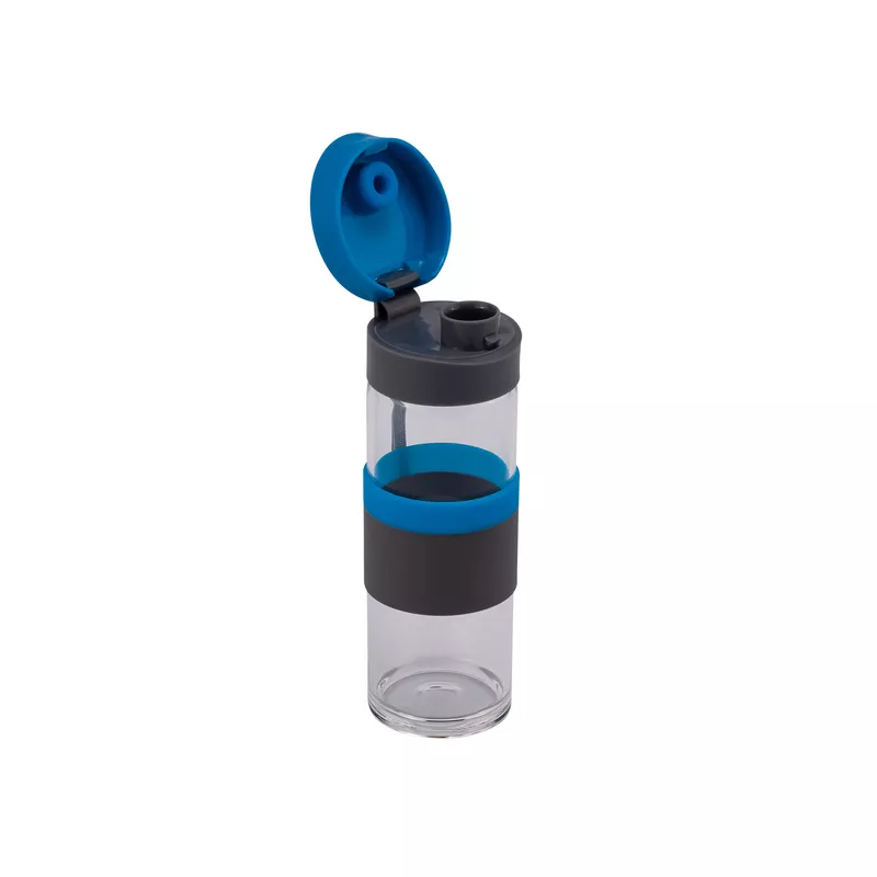 Szklana butelka Top Form 440 ml - niebieski (R08290.04)