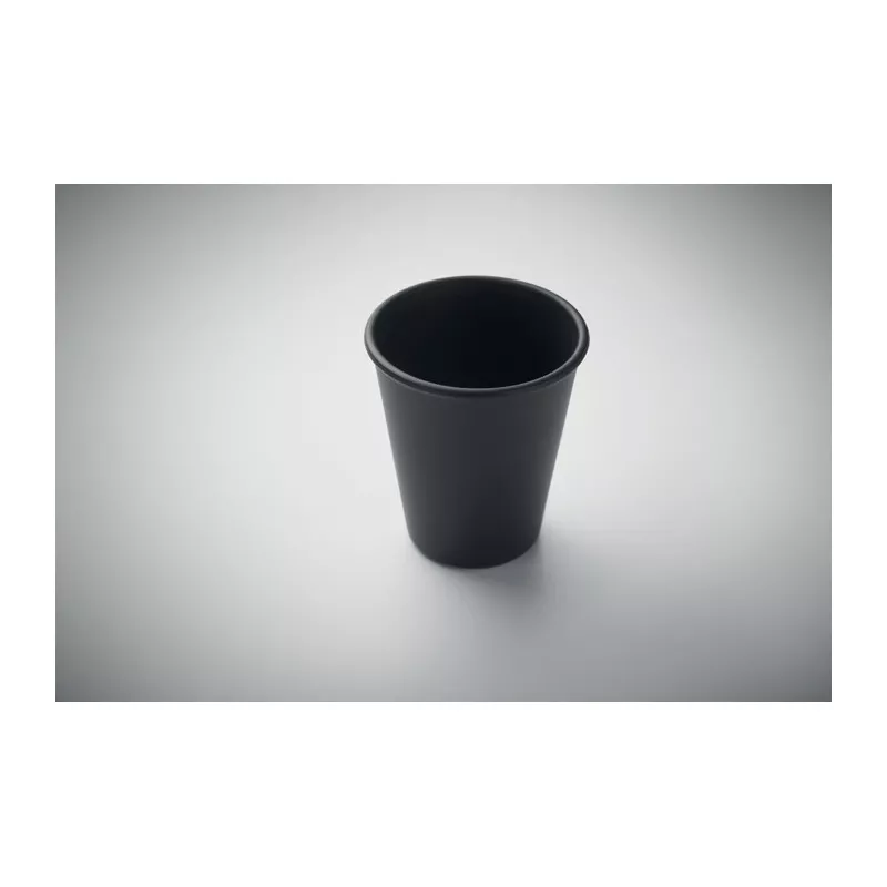 Kubek wielorazowy z PLA 200 ml CUPFUL - Czarny (MO2607-03)