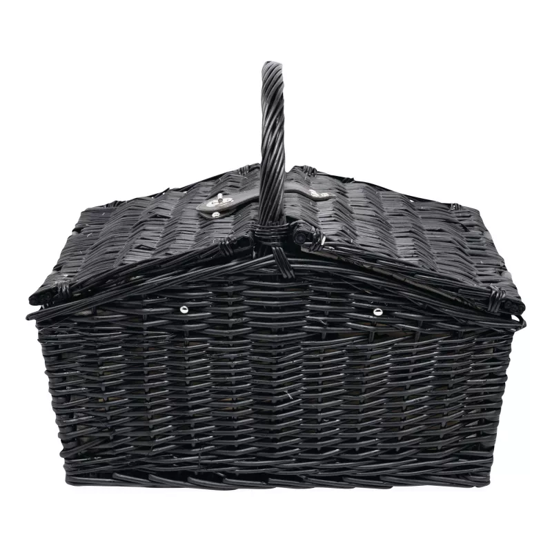 Wiklinowy kosz piknikowy - ciemnobrązowy (56-0604036)