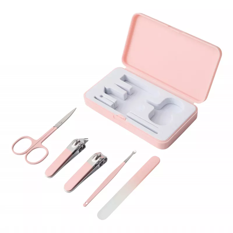 Zestaw do manicure - różowy (56-0499024)